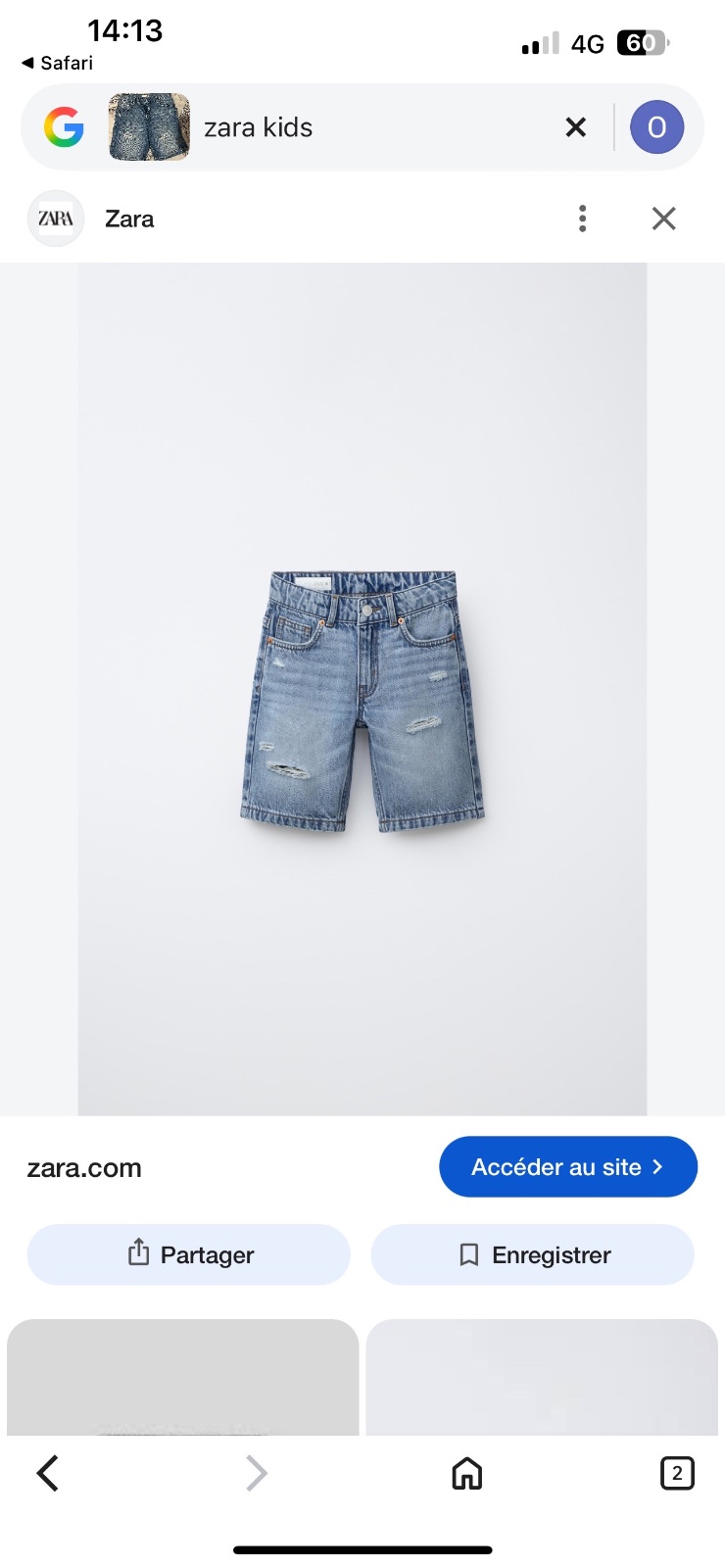 Short jean