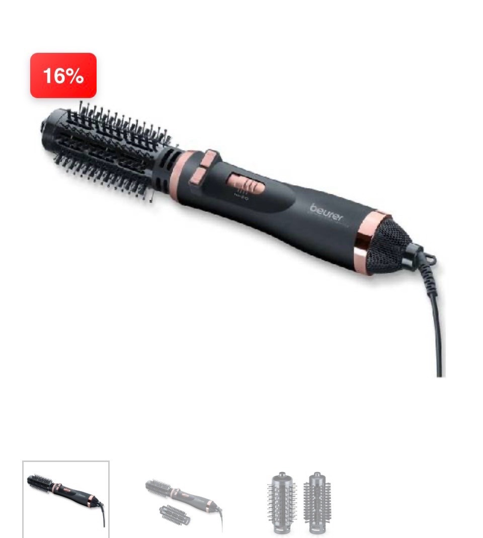 Brosse soufflante rotative