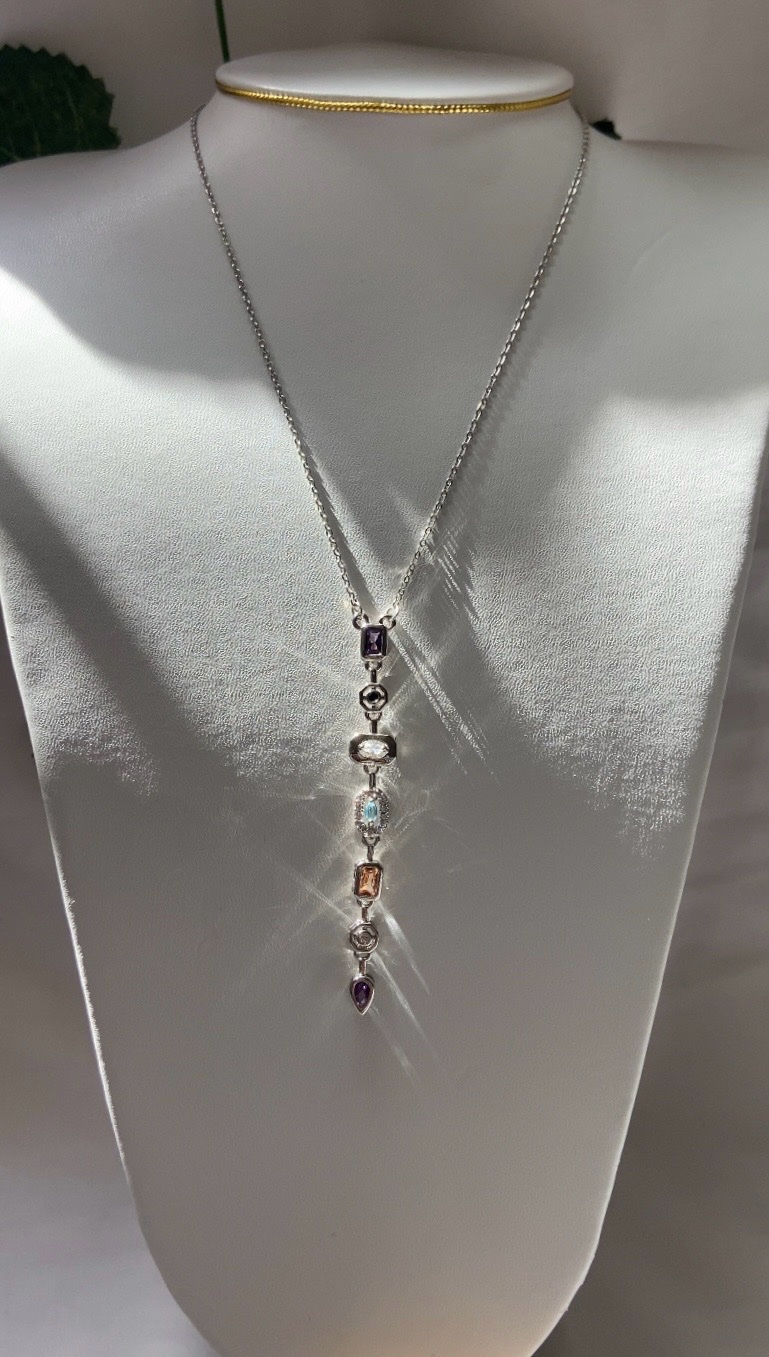 Collier argent