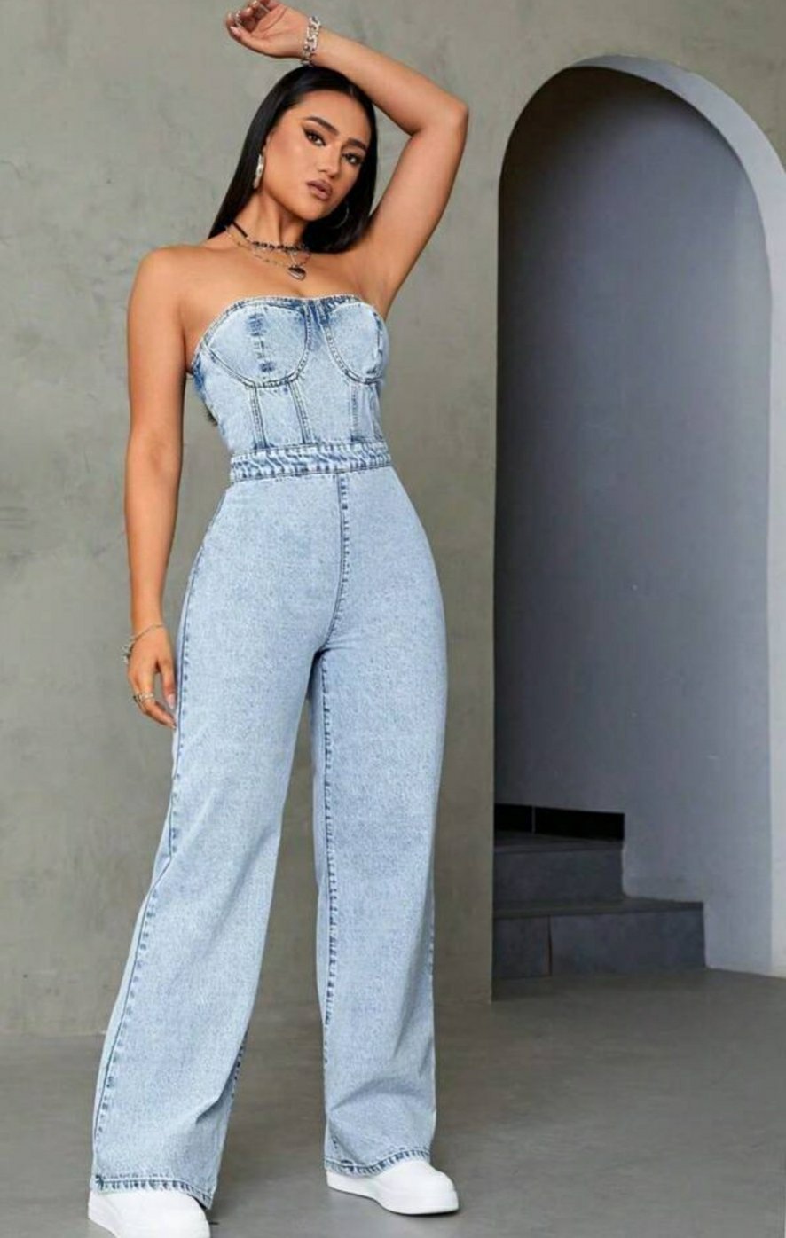 Jumpsuit en Jean très léger 