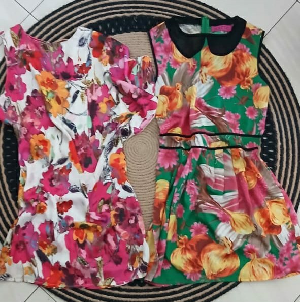 Pack de 2 robes imprimées