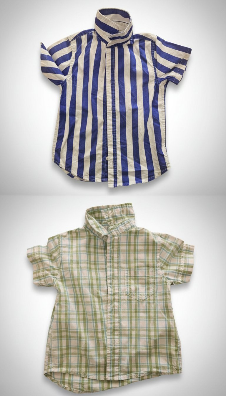 Lot 2 chemises garçon taille 3/4 ans