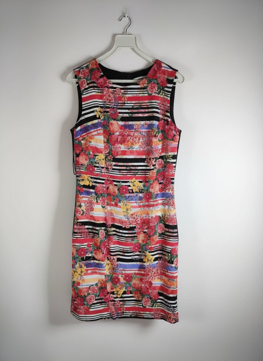Robe à motif floral taille 34