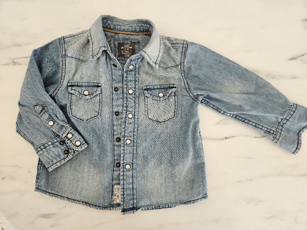 Chemise jean H&M garçon taille 2 ans 