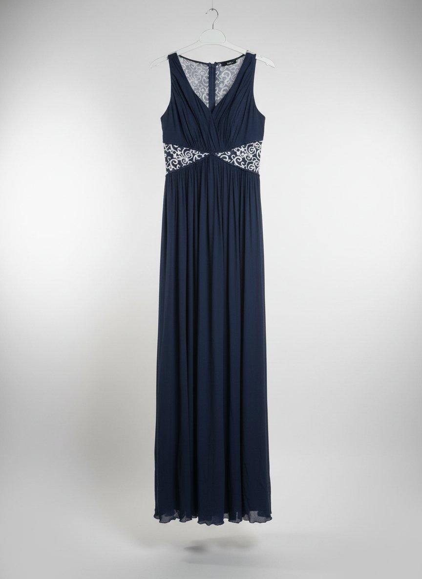 Robe soirée bleue marine taille 38