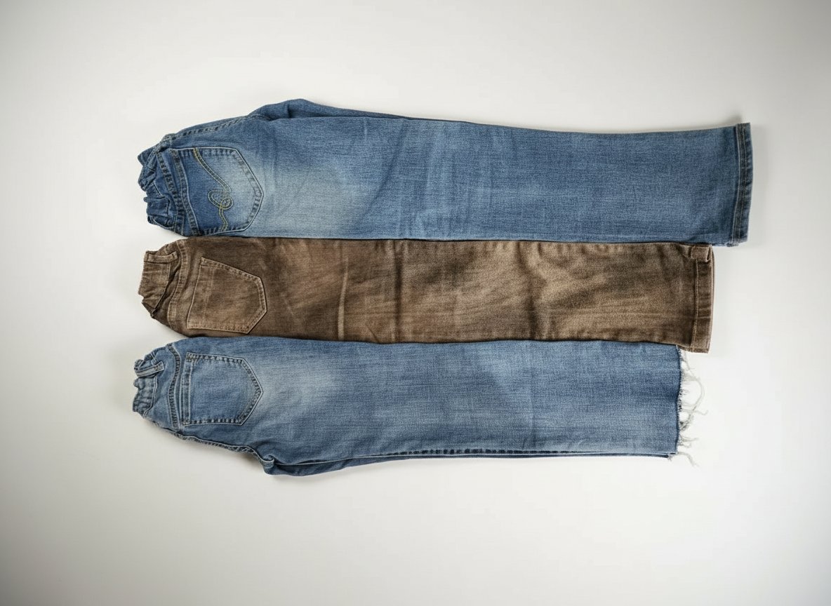 Lot 3 pantalon jean fillette Age 10/12 ans