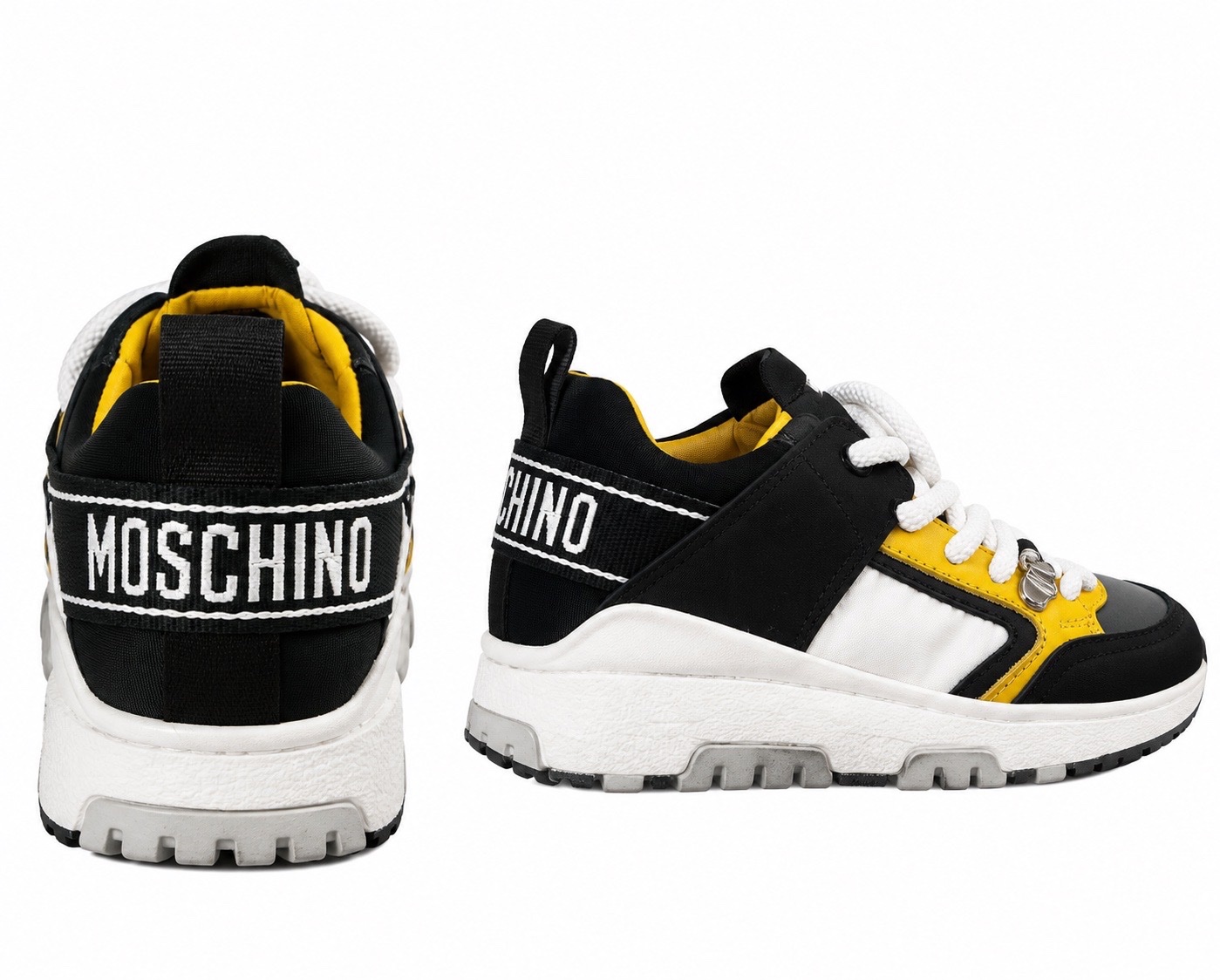 Baskets Moschino original👟🖤💛.