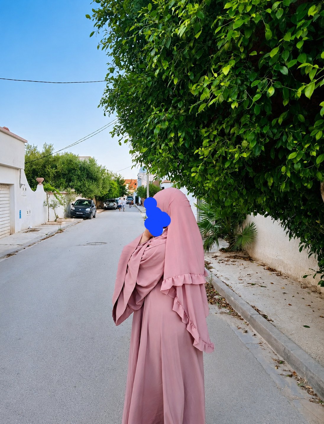 Abeya double cloche +khimar 1.5/1.5 bel volont 