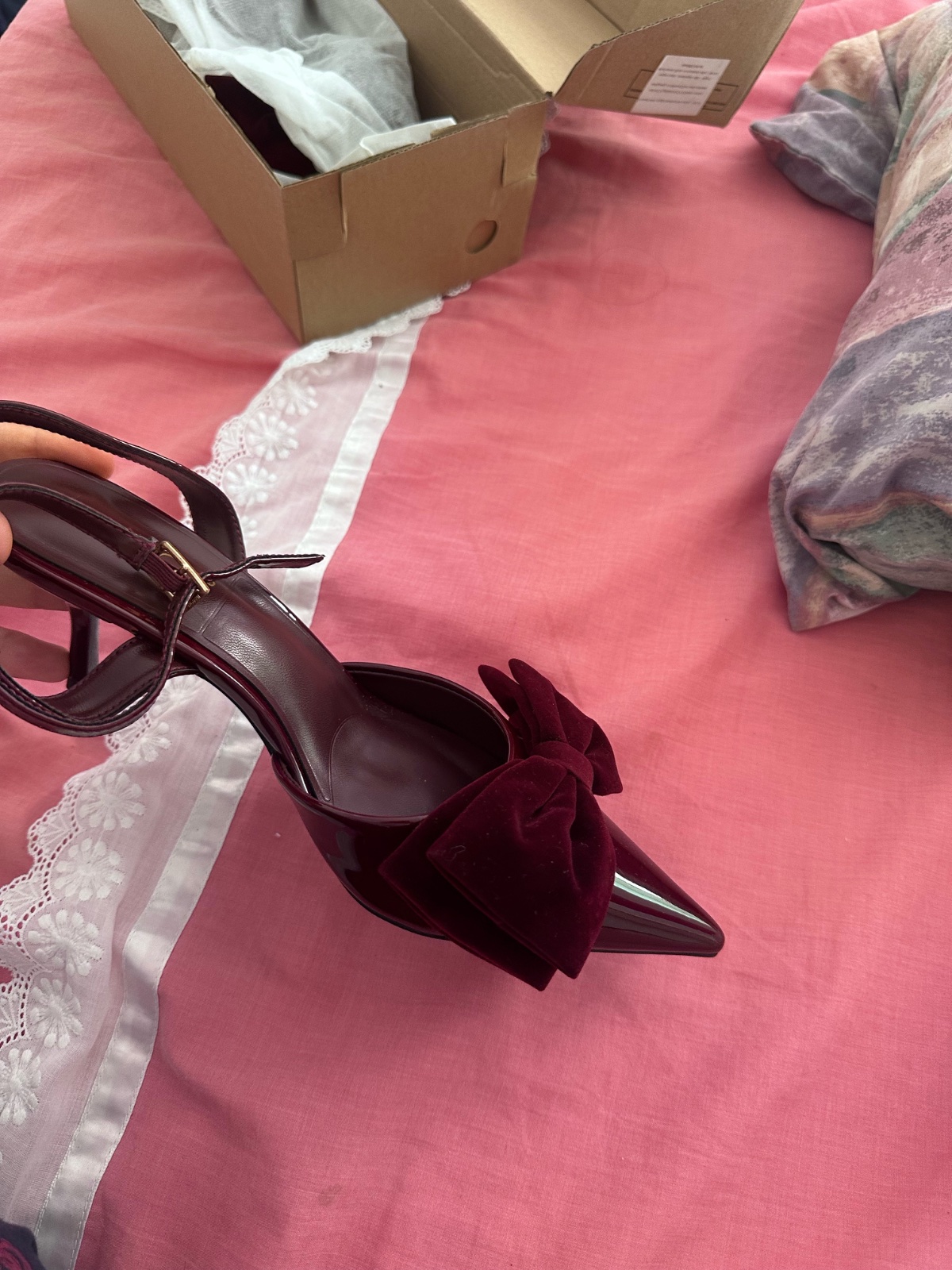 Escarpin jamais portee