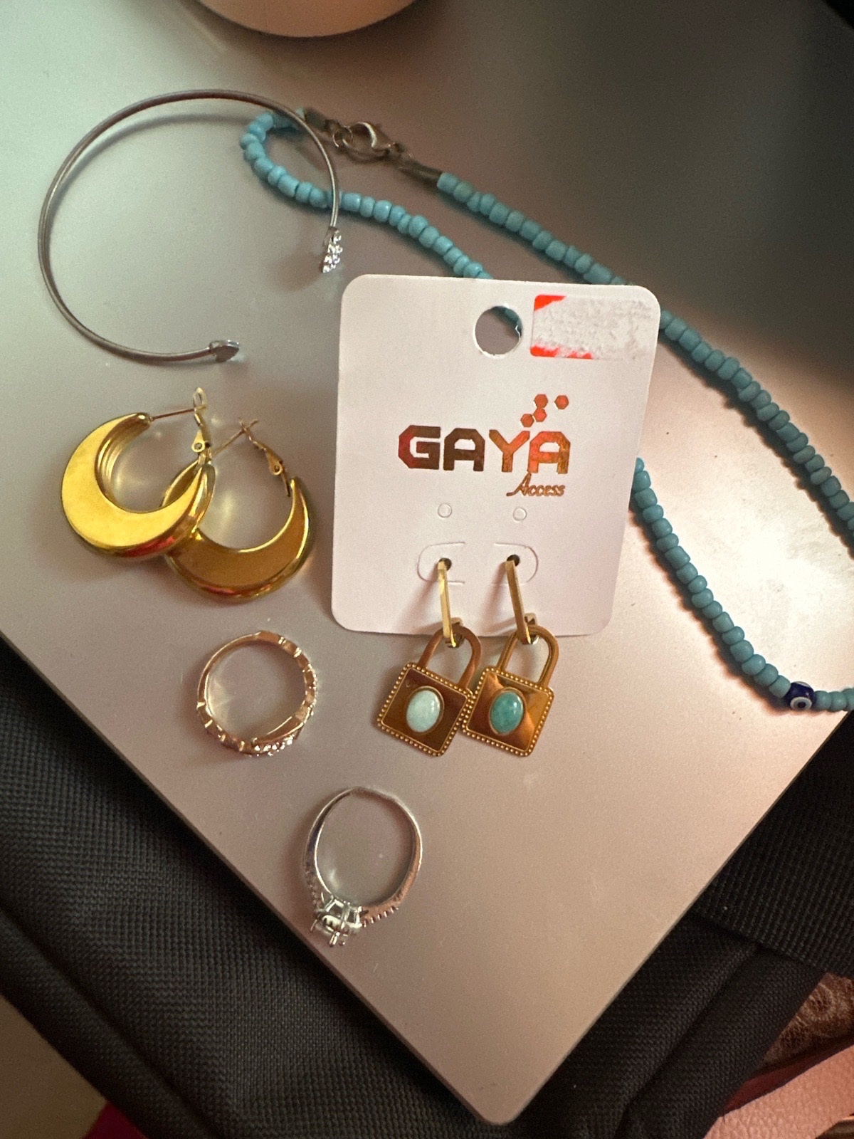 Lot accesoires acier inoyxydable