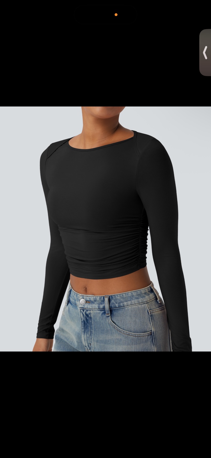Crop ajustee pour sport