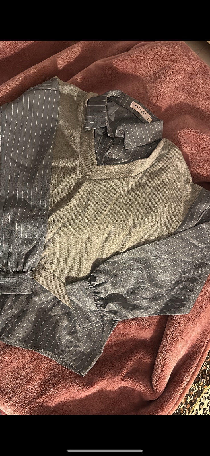 Pull a chemise coton jamais portée