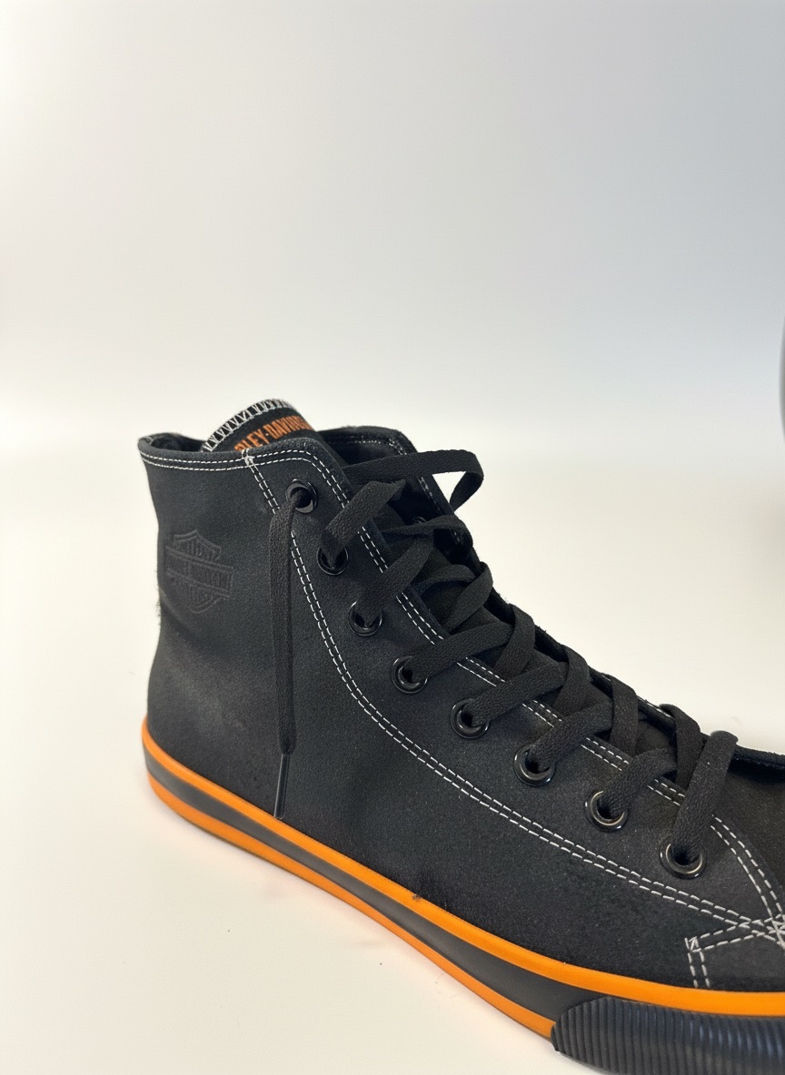 Baskets Montantes Harley-Davidson – Modèle Nathan (Cuir)