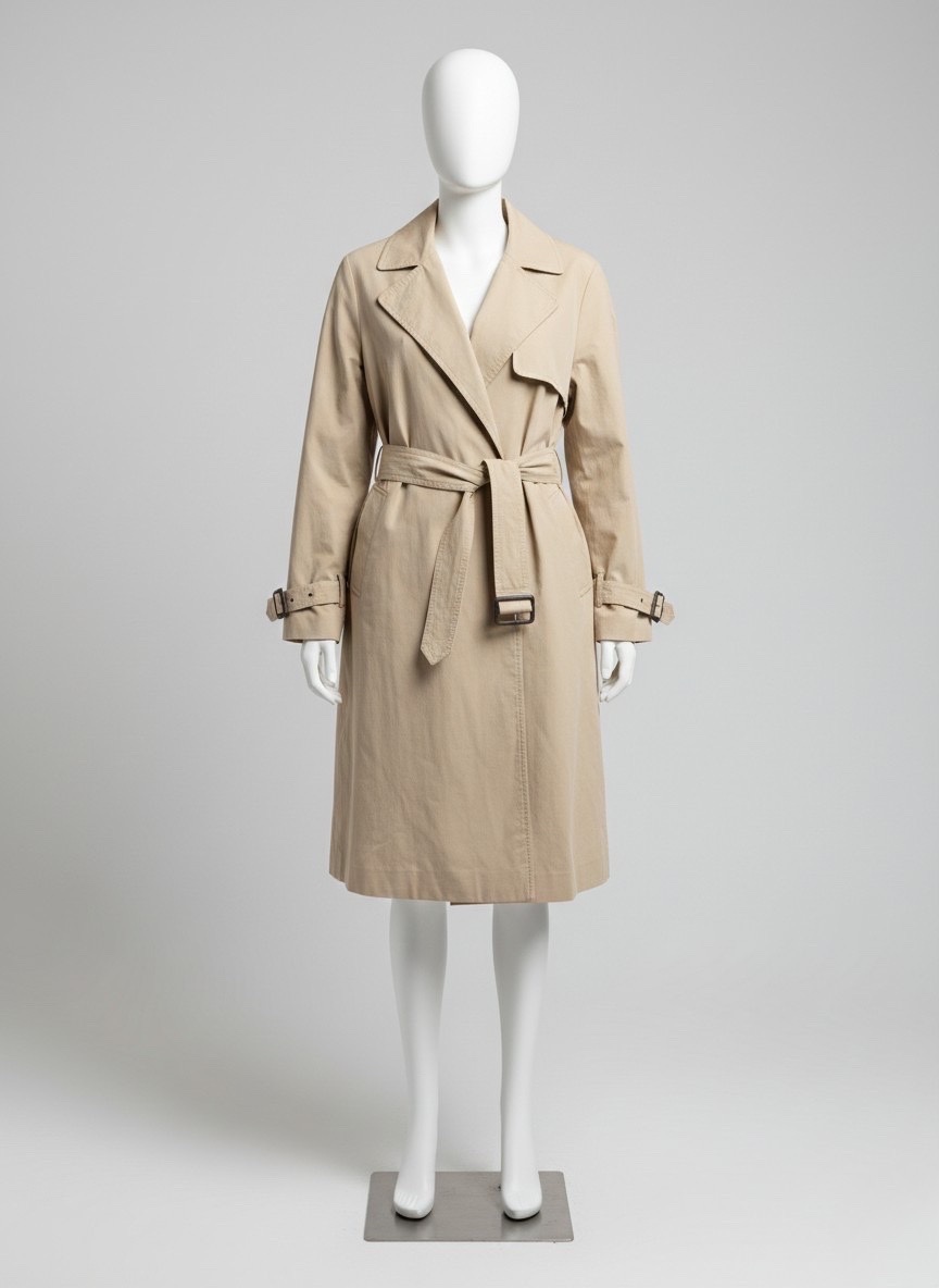 Trench-Coat Iconique Zara Woman – Beige Classique