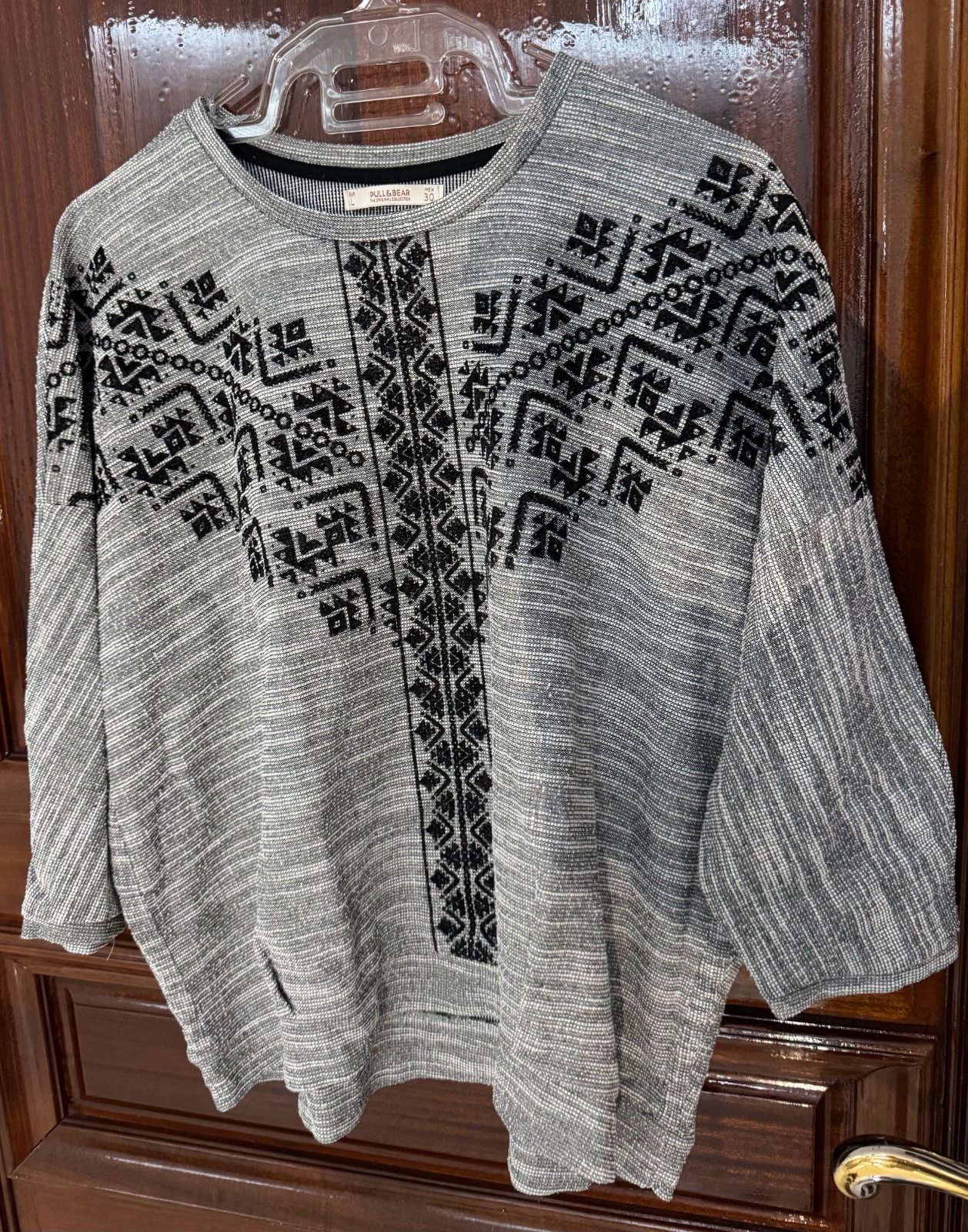 Pull Gris Chiné - Pull&Bear