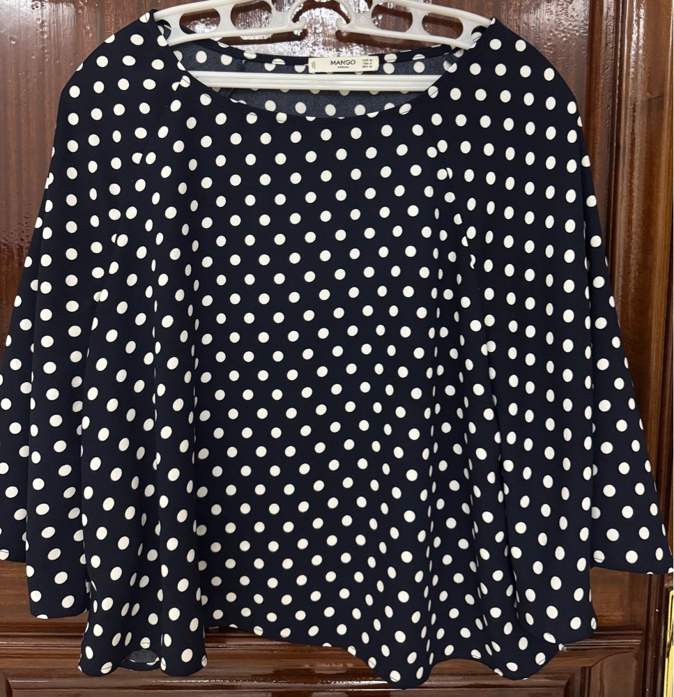 Chemise à pois 