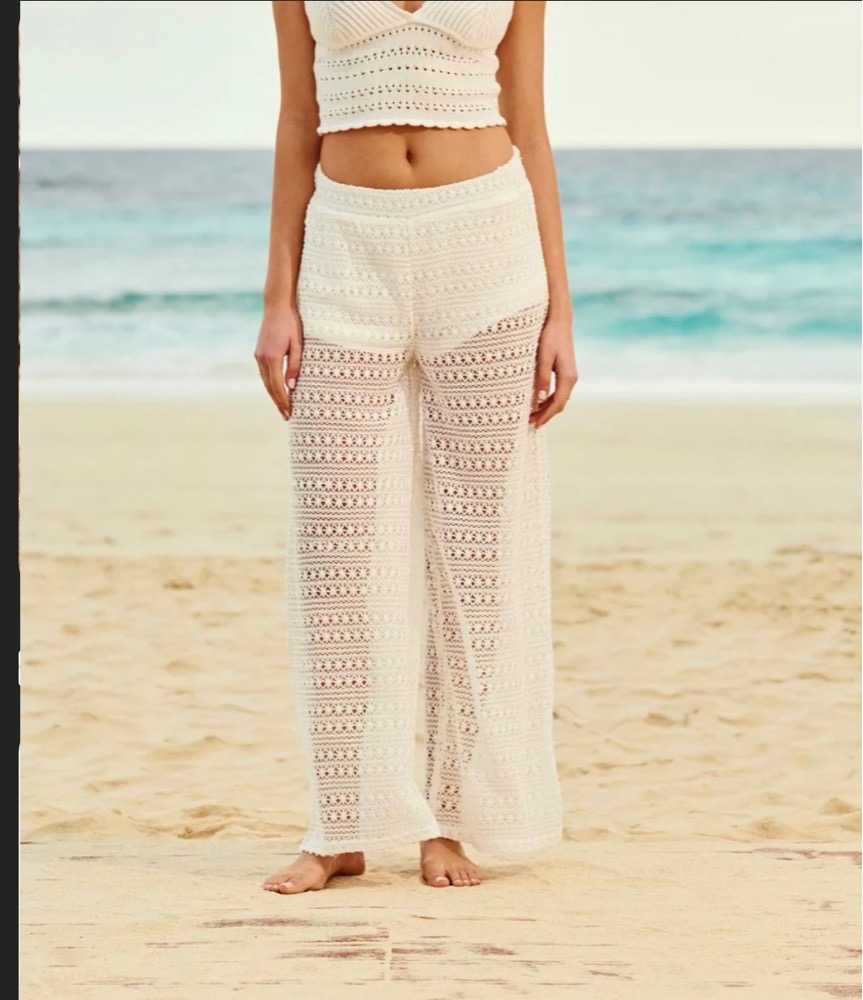 Pantalon en crochet pour la plage