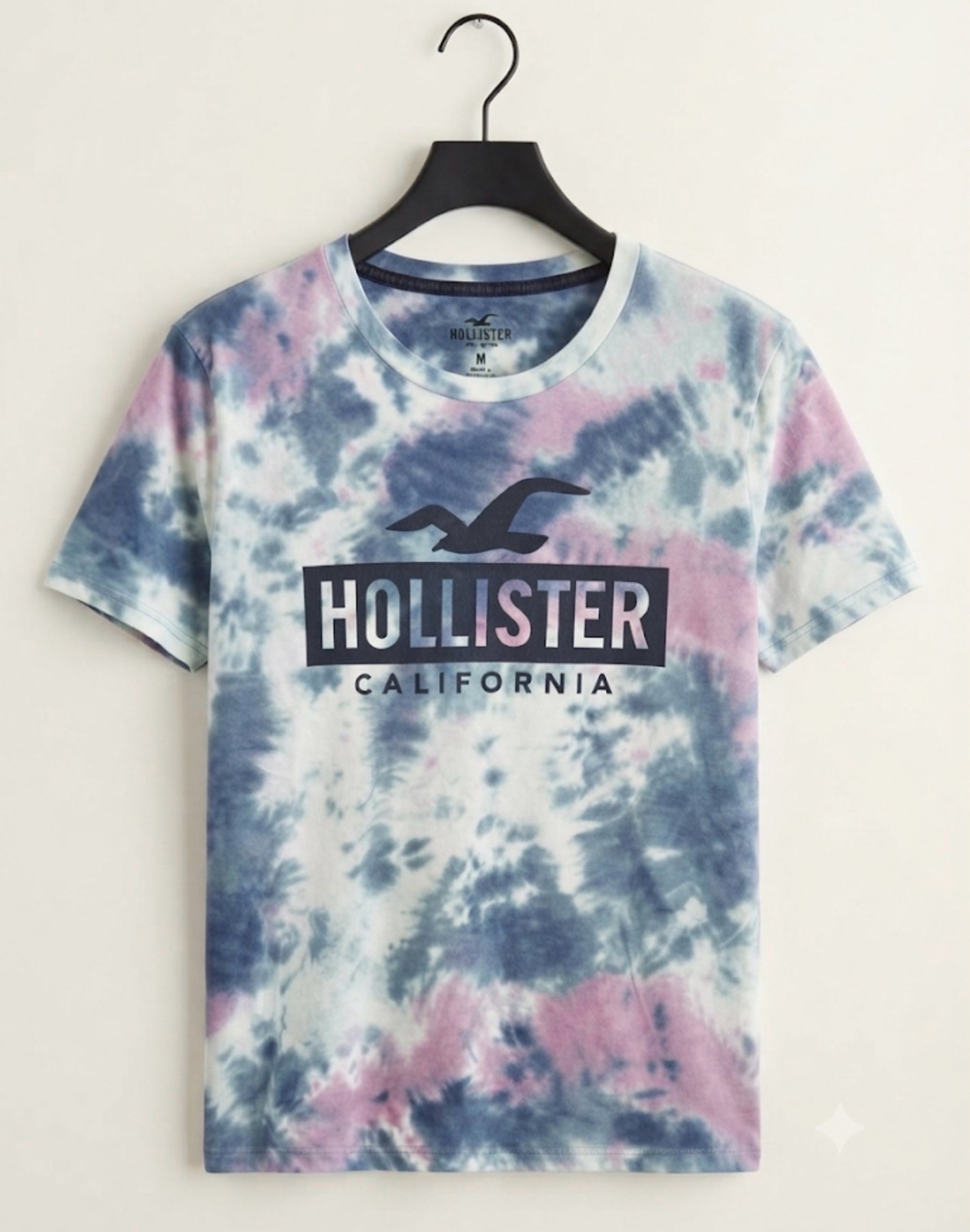 T-shirt Tie-Dye Hollister California - Multicolore