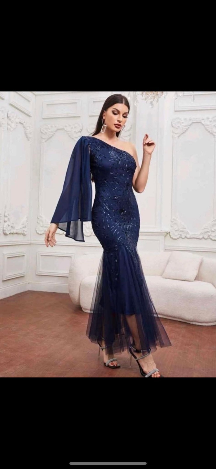 Robe soiree bleu