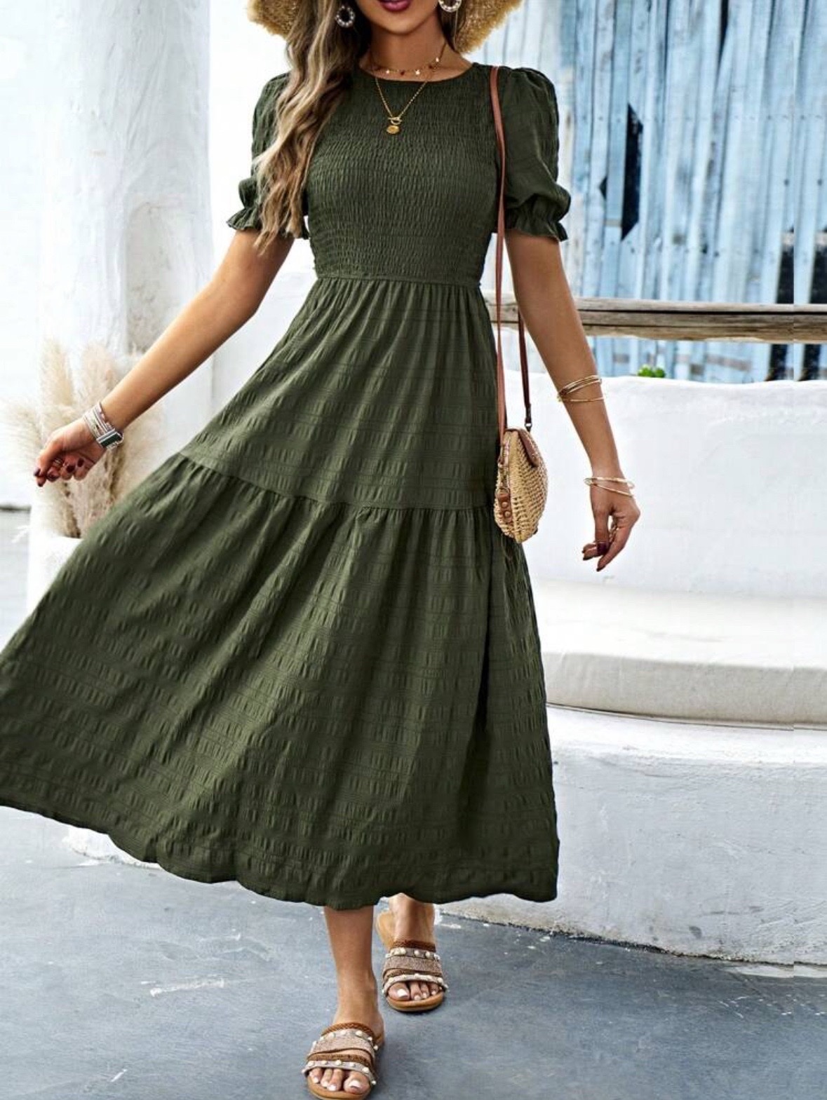 Robe vert militaire