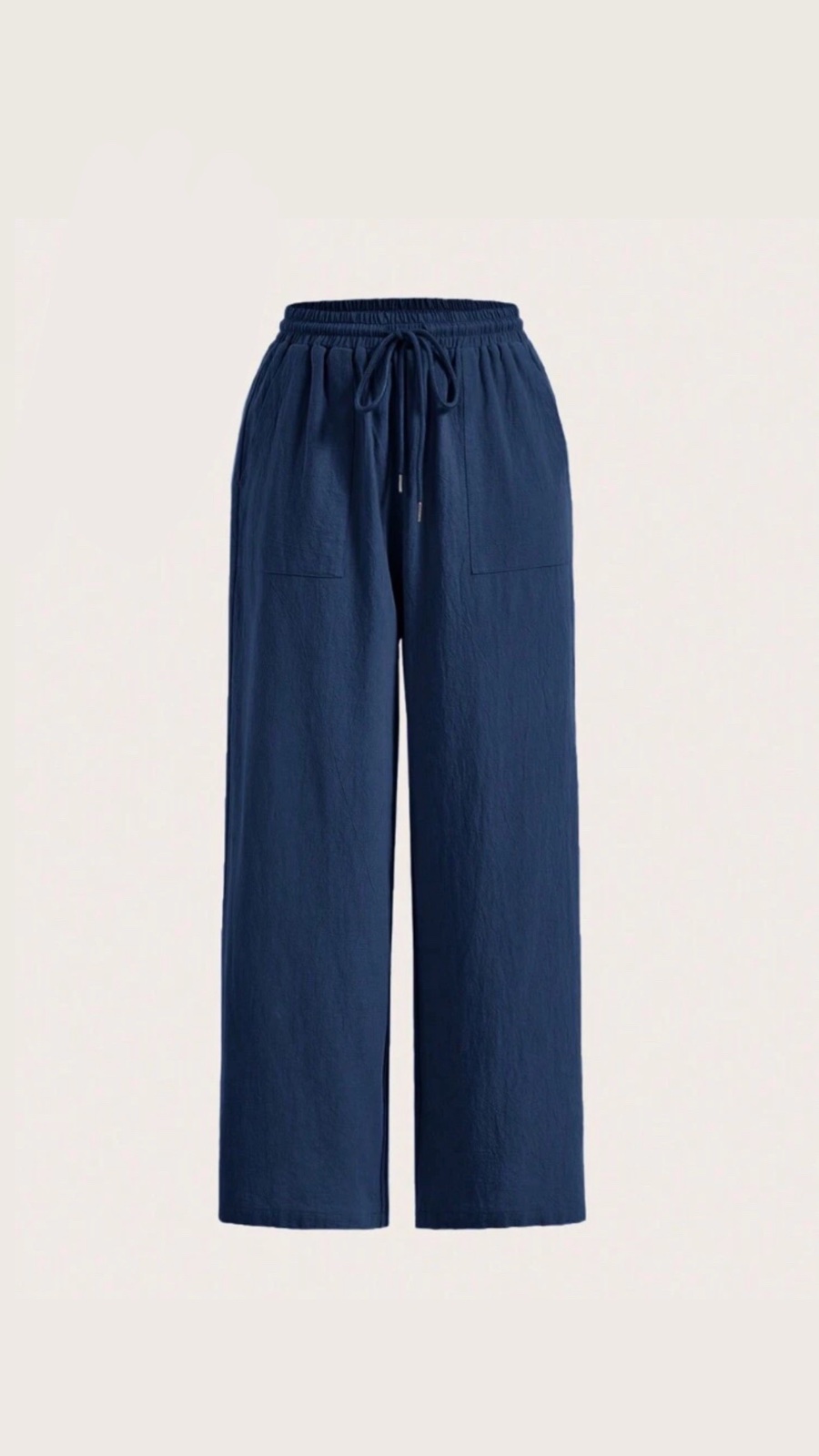 Pantalon shein taille M bleu foncé
