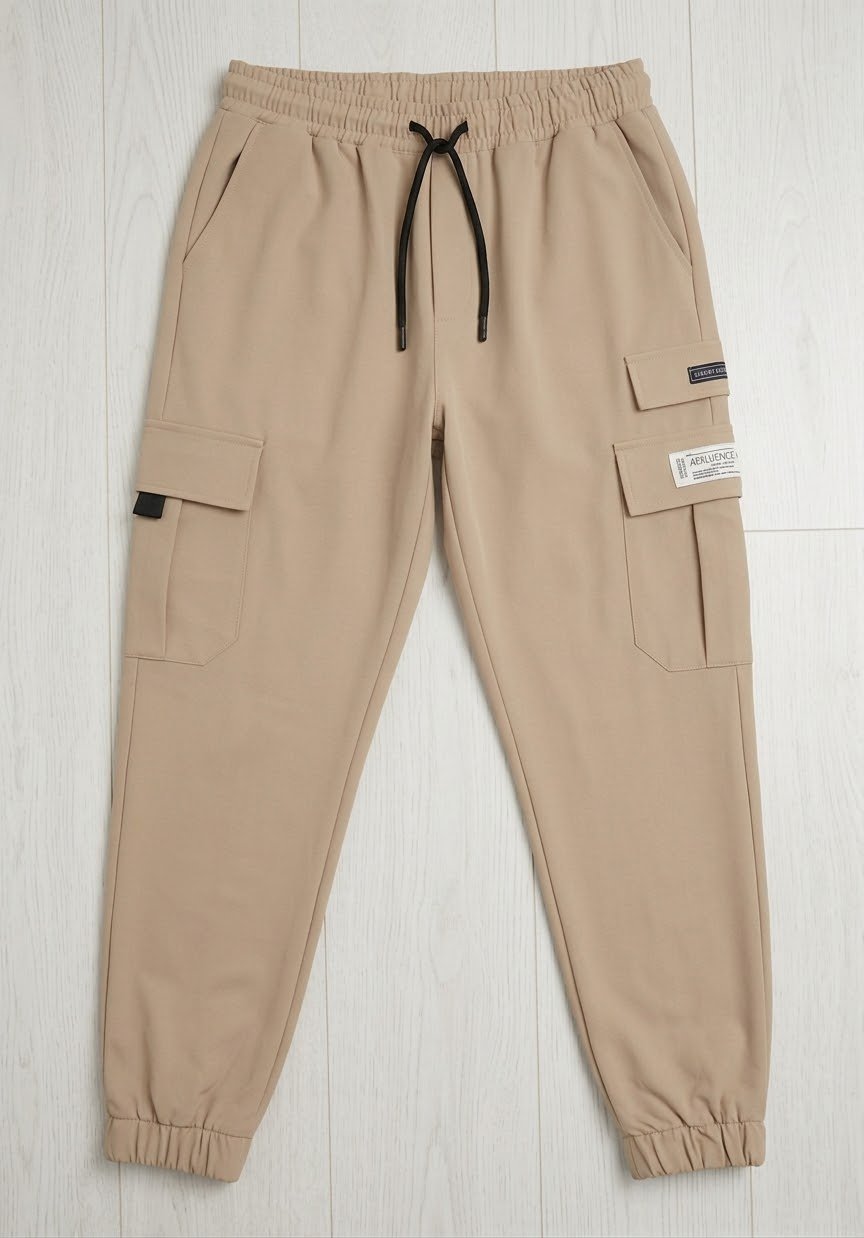 Pantalon Cargo Beige Luxury Collection - Affluence Mode