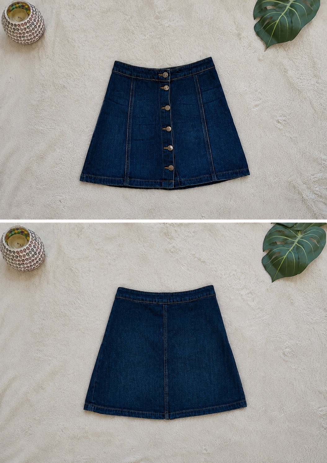 Jupe jean cool tres peu porté et tres comfortable 
