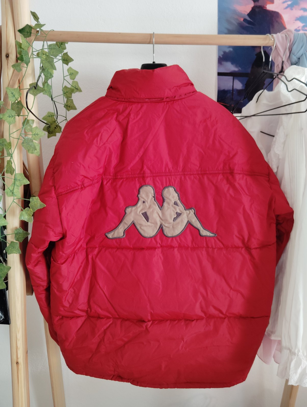 Puffer jacket / doudoune Kappa rouge 