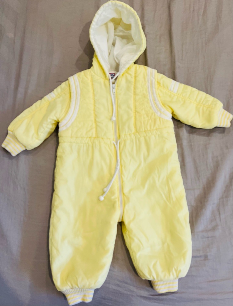 Combipilote jaune pastel unisexe 12 mois