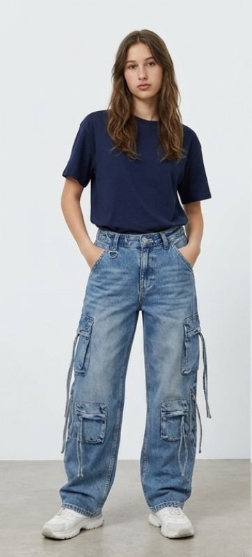 Baggy cargo jeans 