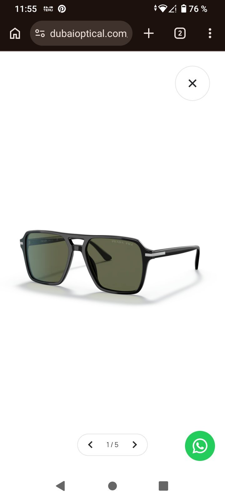 Lunette solaire prada 