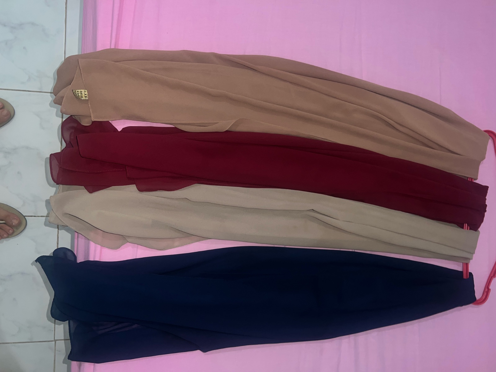 Des folardes chiffon