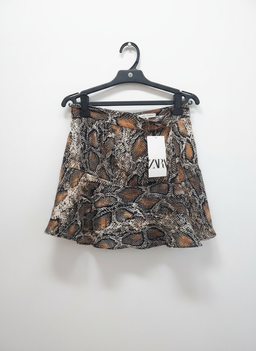 Jupe Zara satin de soie