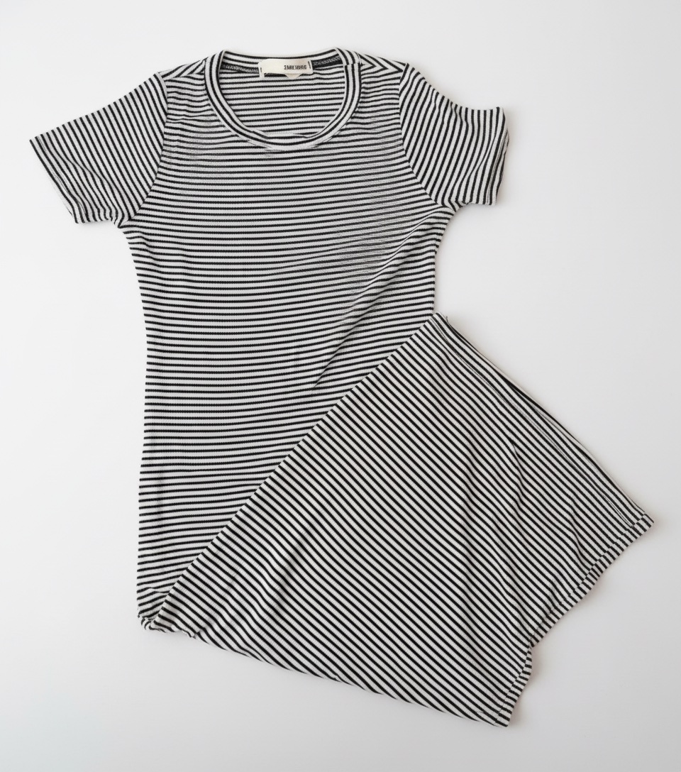 Robe rayée 