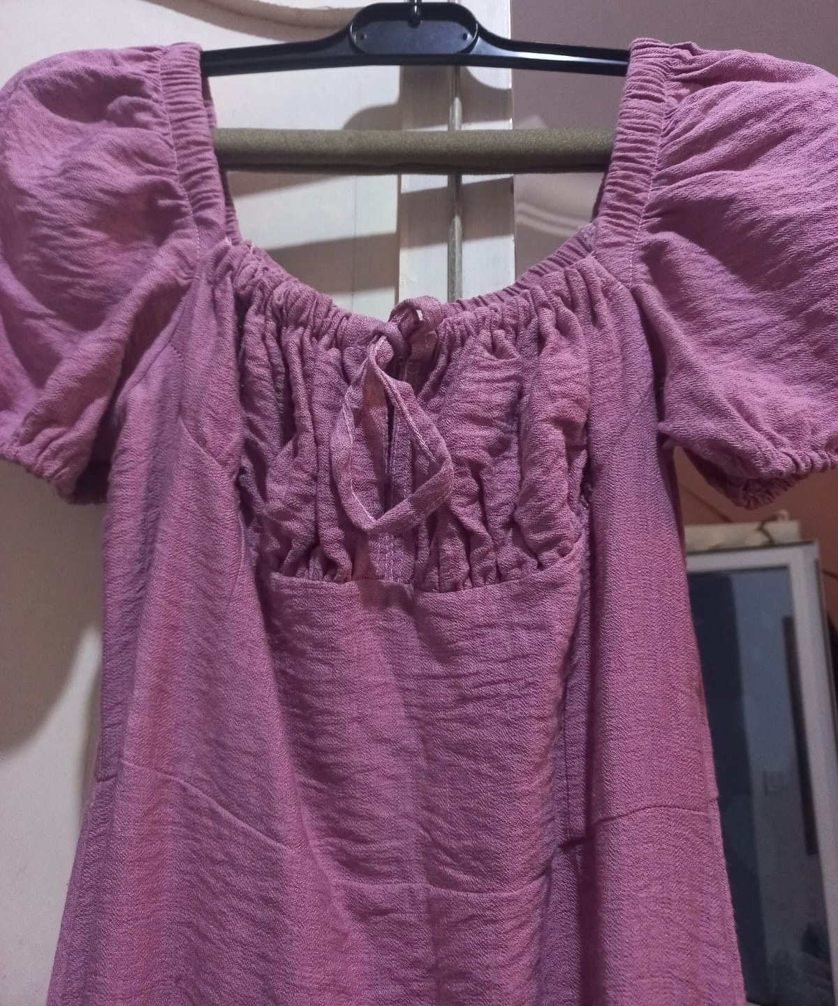 Robe violet pastel 