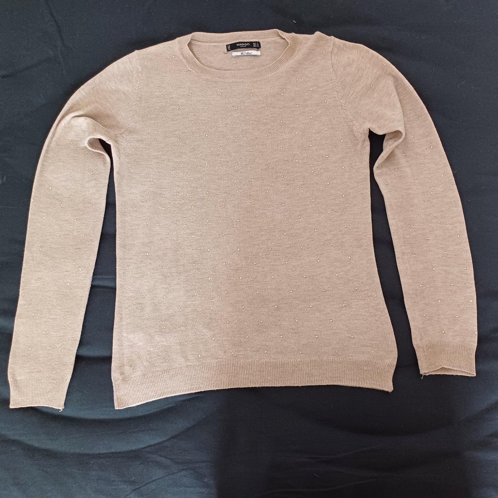 Deux pull mango gris et beige  taille 36