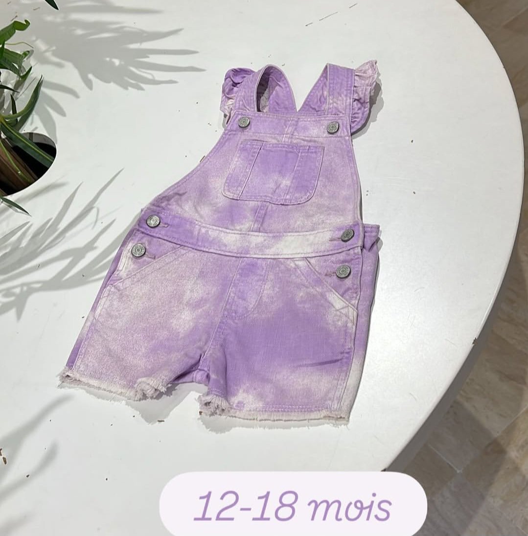 Salopettes fille 12mois 18 mois