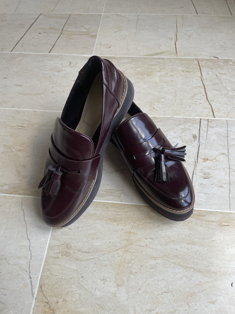 Mocassin zara bordeaux pointure 38
