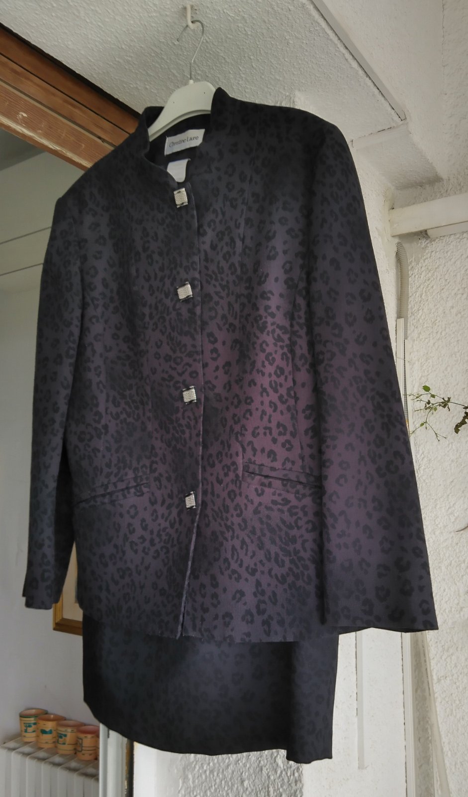 Ensemble veste et jupe noir