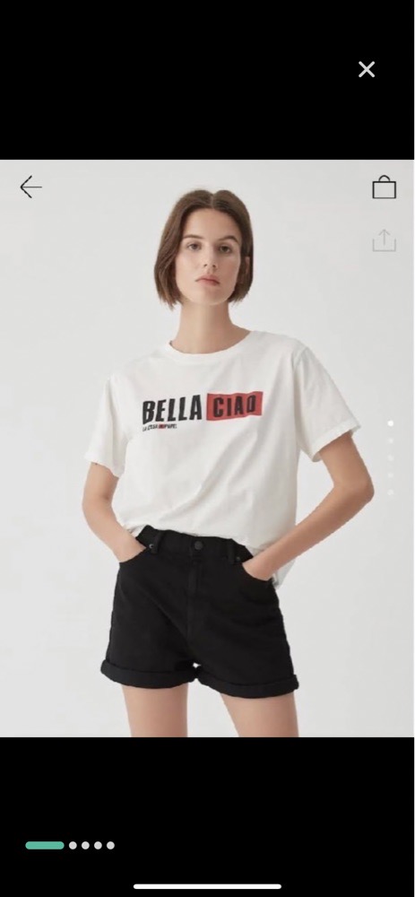Tee shirt la casa de papel pull&bear