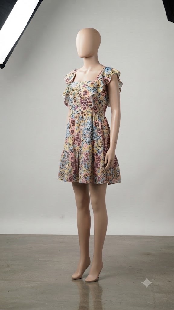 Robe d'été fleurie, chic et légère