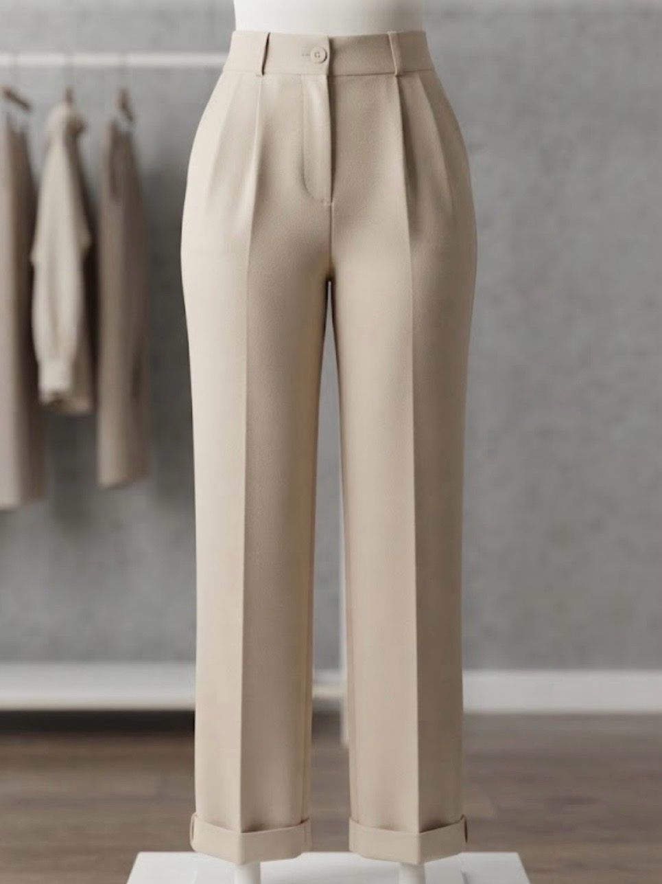 Pantalon taille haute