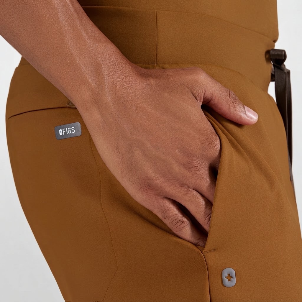 Figo Man camel-brown tailored trousers