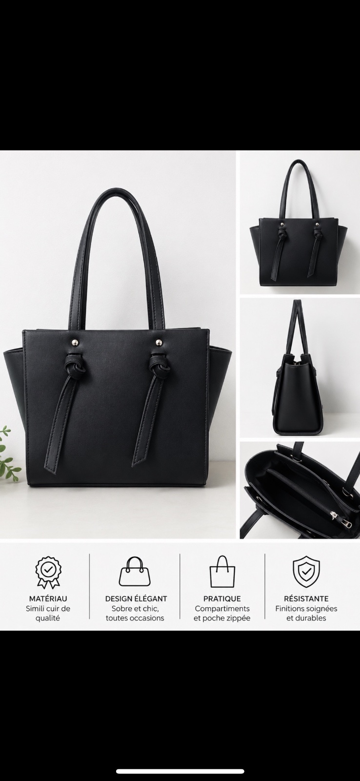 Mini sac noir