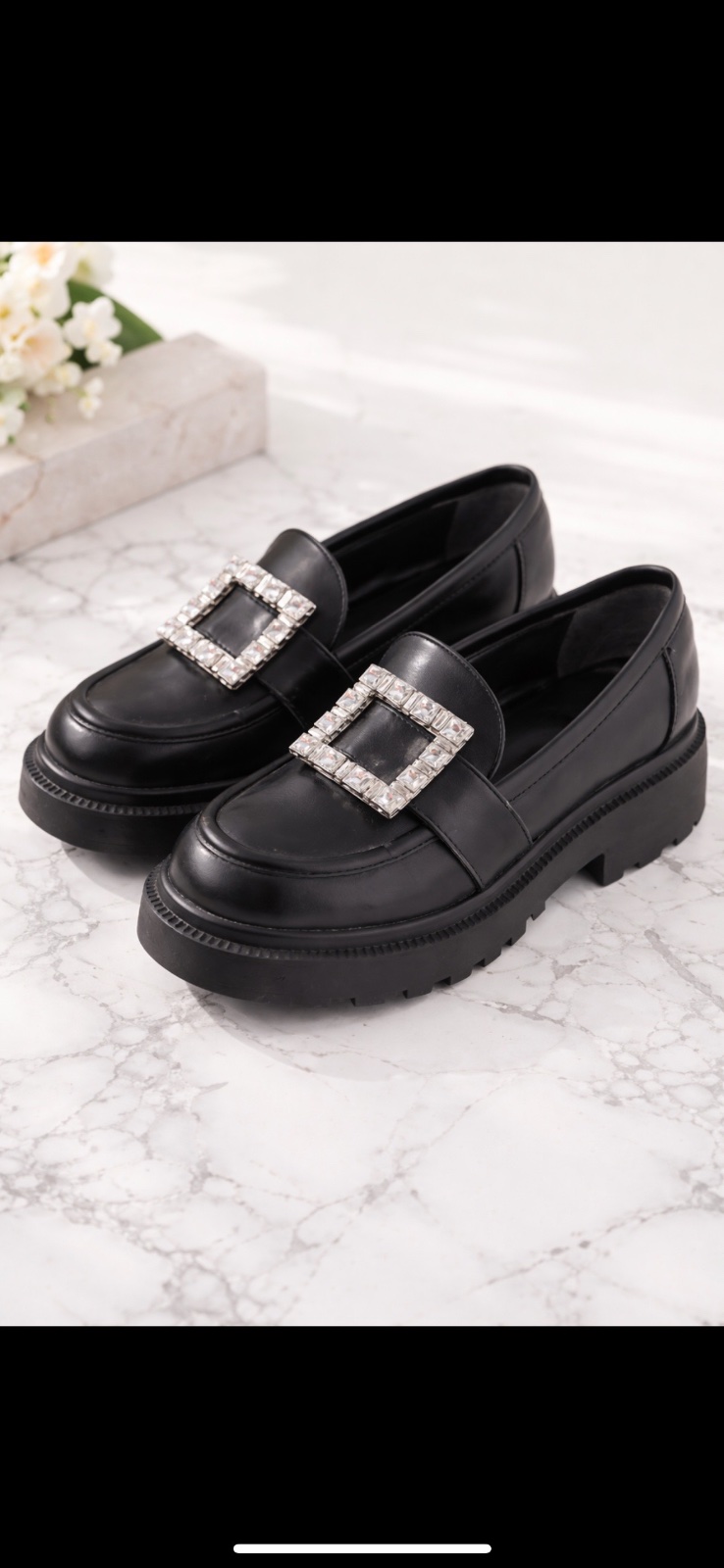 Mocassin noir