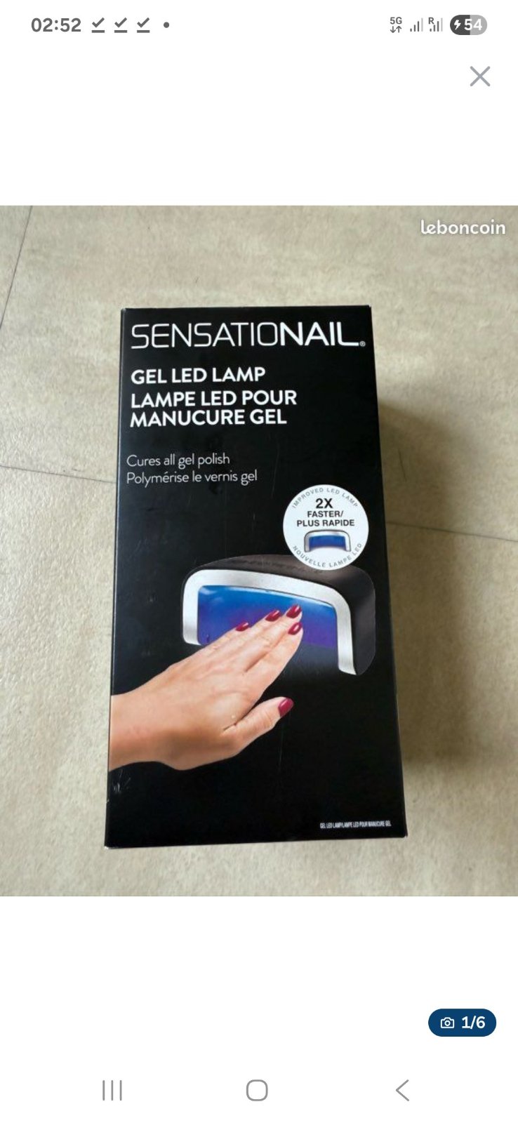 💅 SENSATIONAIL – Lampe LED pour ongles