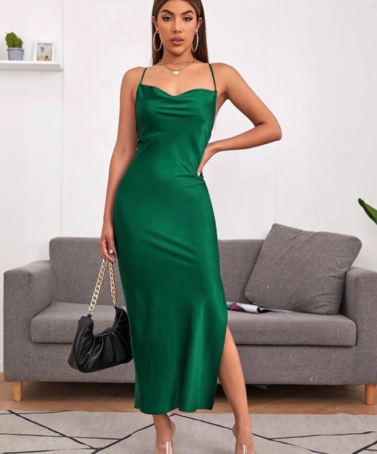 Robe vert 