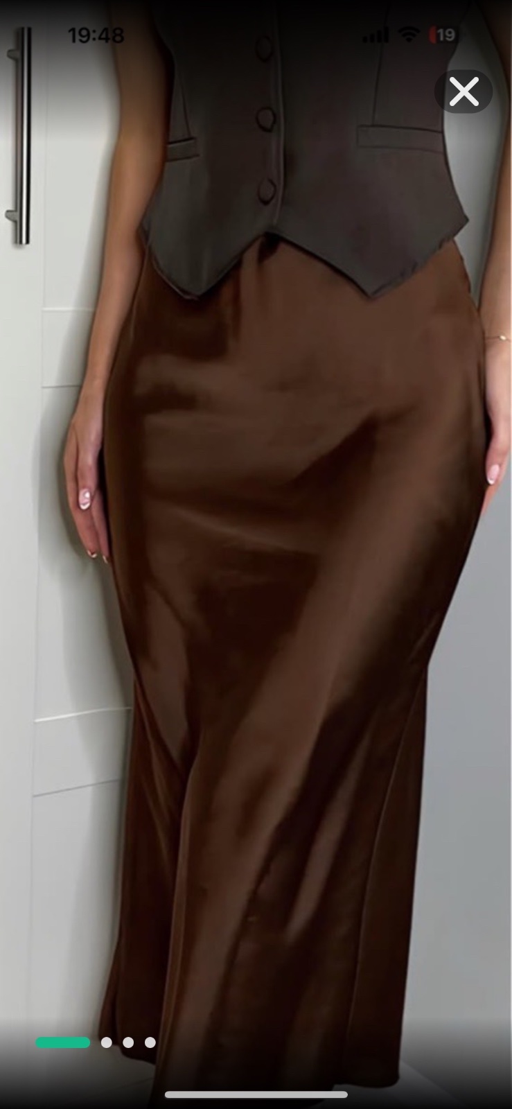 Jupe satin