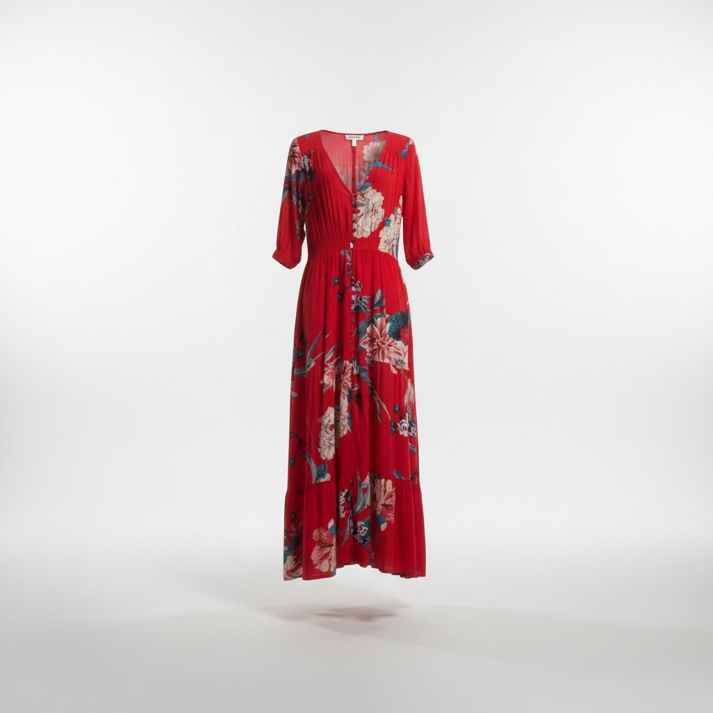 Robe fleurie la marque Jaasy (M fort/L/XL)