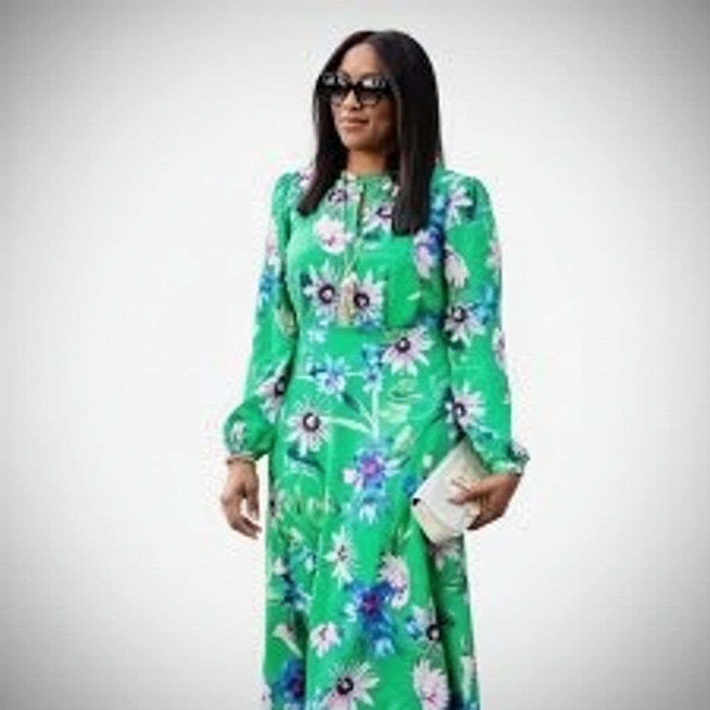 Robe longue fleurie de la marque HM